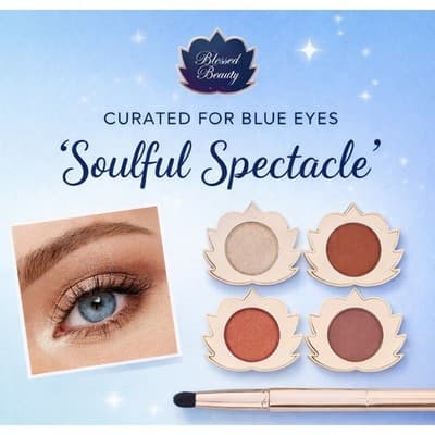 Blessed Beauty – “Soulfoul Spectacle” (For Blue Eyes) Eyeshadow Palette Set - Image 1