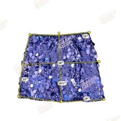Purple Sequin Mini Skirt Women M Sparkly Party Club Festival Glam - Thumbnail 5