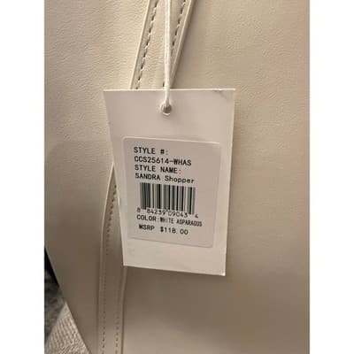 Cavalli Class by Roberto Cavalli Tote Bag - White Asparagus - NWT - Thumbnail 4