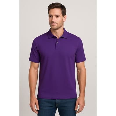 New Men's Ahead Extreme Polo Golf Shirt - Purple - Size Small - Image 1