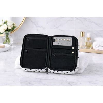 Bag & Carry/Bang & Carsen Polka Dot Travel Set –Cosmetic Bag + Jewelry Organizer - Thumbnail 5