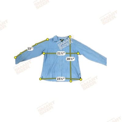 Woolrich Blue Embroidered Button Down Shirt Women’s XL Cotton Relaxed Fit - Thumbnail 6