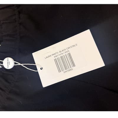 Valentina Shah LAURA PANTS- BLACK CRYSTALS - Size XS/Small - New - Thumbnail 6