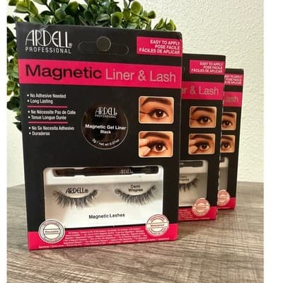 (3 Pairs) Ardell Magnetic Liner & Lash Kit – Demi Wispies - Image 1