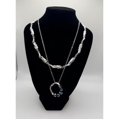 10 Pcs - Pomina Silver Jewelry Bundle – Necklaces, Earrings, Bracelets - Thumbnail 3