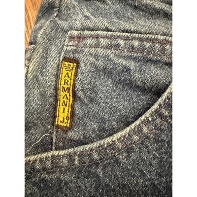 Vintage Armani Jeans Italy High Rise Tapered Denim Mom Jeans Size 29 - Thumbnail 6
