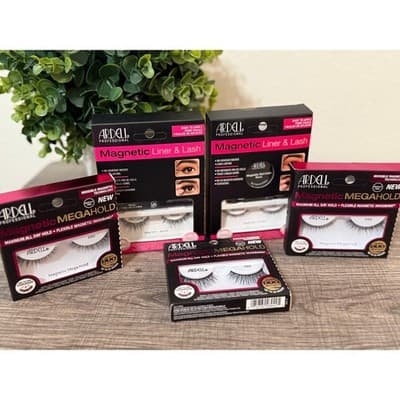 (5 Packs) Ardell Magnetic Lash Bundle – Liner & Lash Wispies & MegaHold 050 - Image 1