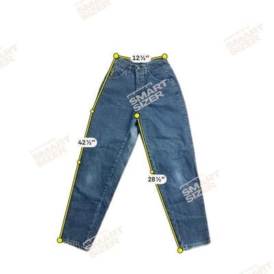 Vintage Armani Jeans Italy High Rise Tapered Denim Mom Jeans Size 29 - Thumbnail 9