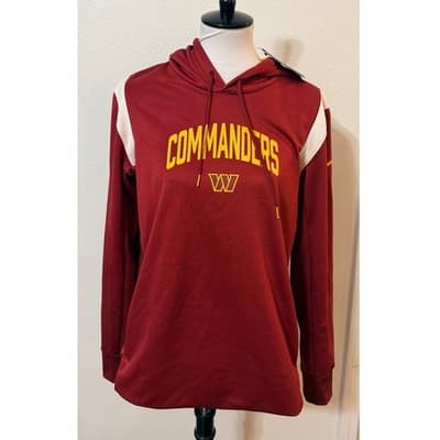Womens Washington Commanders Nike Hoodie Burgundy Pullover Size Large NWT - Image 1