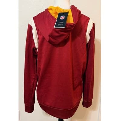 Womens Washington Commanders Nike Hoodie Burgundy Pullover Size Large NWT - Thumbnail 2