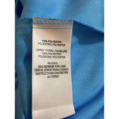 Taylor Blue Smocked Waist Mini Dress — Size 4 - Thumbnail 7