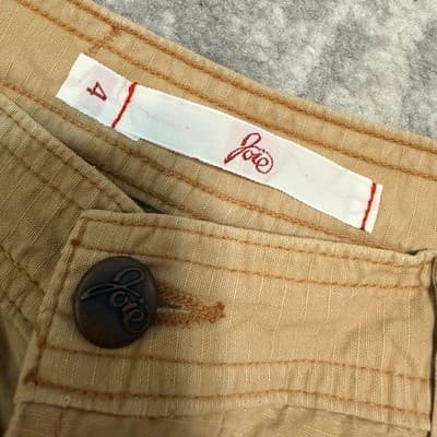 Y2K Tan Cargo Skort Size 4 | Utility Pocket Mini Skirt Shorts Khaki - Thumbnail 3