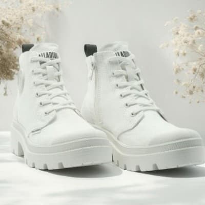 Palladium Women's Pallabase Twill Boots Women's Size 9.5 - Thumbnail 4