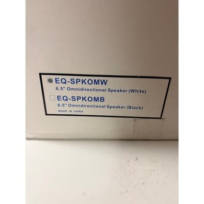 AMTC EQ-SPKOMW 6.5” Omnidirectional Speaker White Commercial Audio - Thumbnail 3