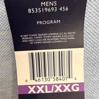 Tommy Hilfiger Men’s T-Shirt XXL Blue Ringer Tee Logo Casual Classic NWT - Thumbnail 6