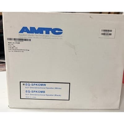 AMTC EQ-SPKOMW 6.5” Omnidirectional Speaker White Commercial Audio - Thumbnail 2