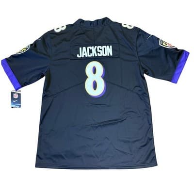Lamar Jackson Baltimore Ravens Men's Nike Dri-FIT NFL Limited Jersey Size Large - Image 1