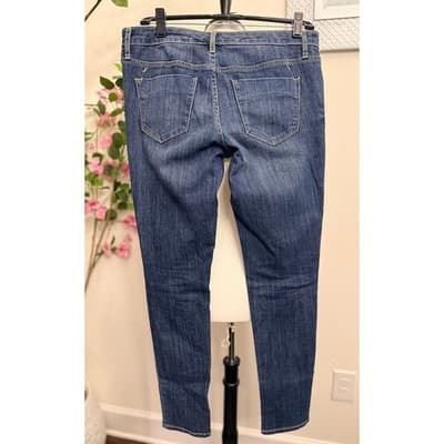 Mossimo Low Rise Skinny Jeans Women’s 6/28 Y2K Dark Wash Stretch Denim - Thumbnail 2