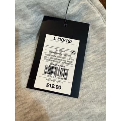 Art Class Target Brand Gray Casual Play Shorts Size Large 10/12 - Thumbnail 2