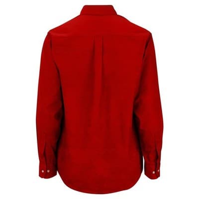 New Edwards Mens Easy Care Long Sleeve Poplin Shirt Style 1280 - Size XL 37 - Thumbnail 2