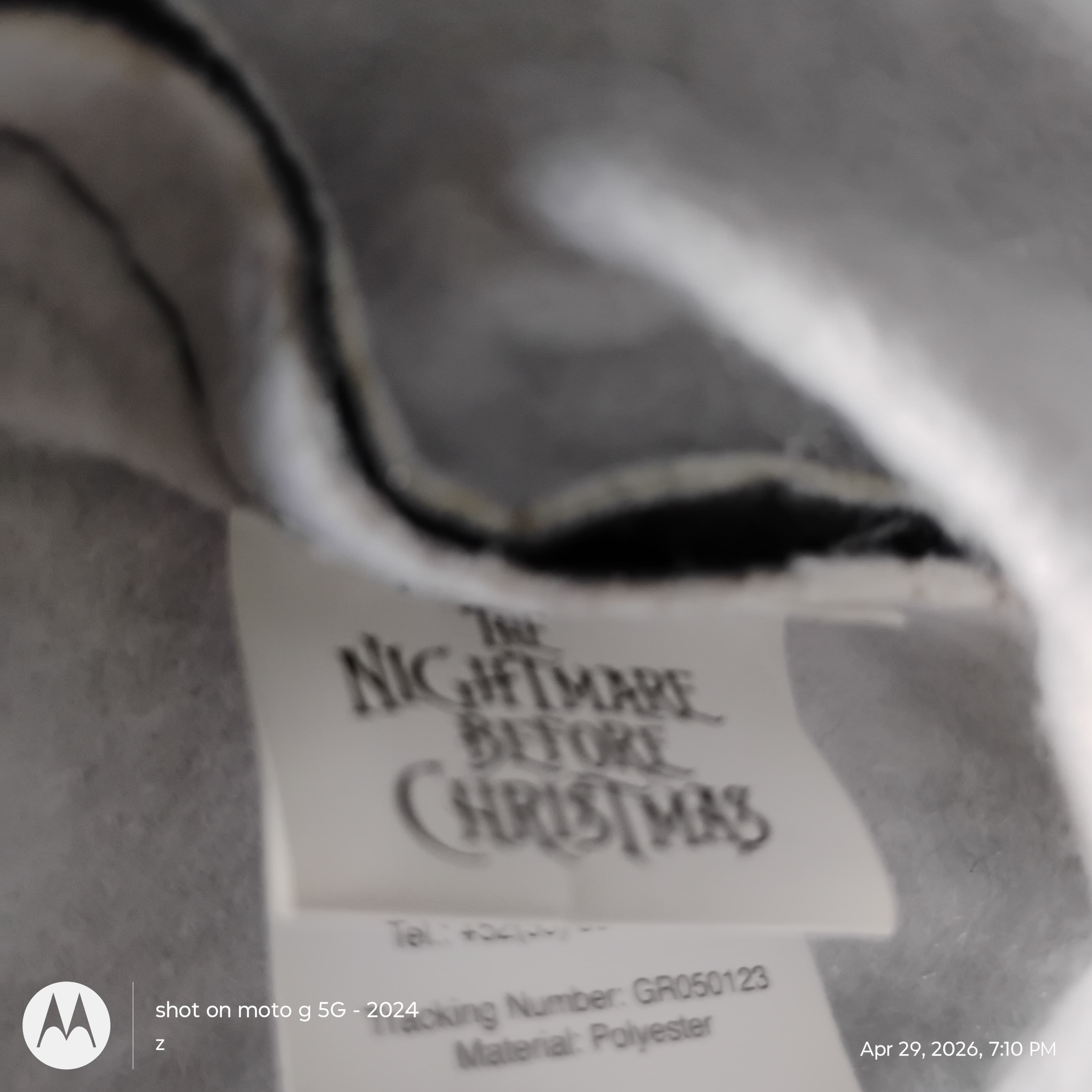 Nightmare Before Christmas Santa Hat with Jack Skellington Design - Thumbnail 3