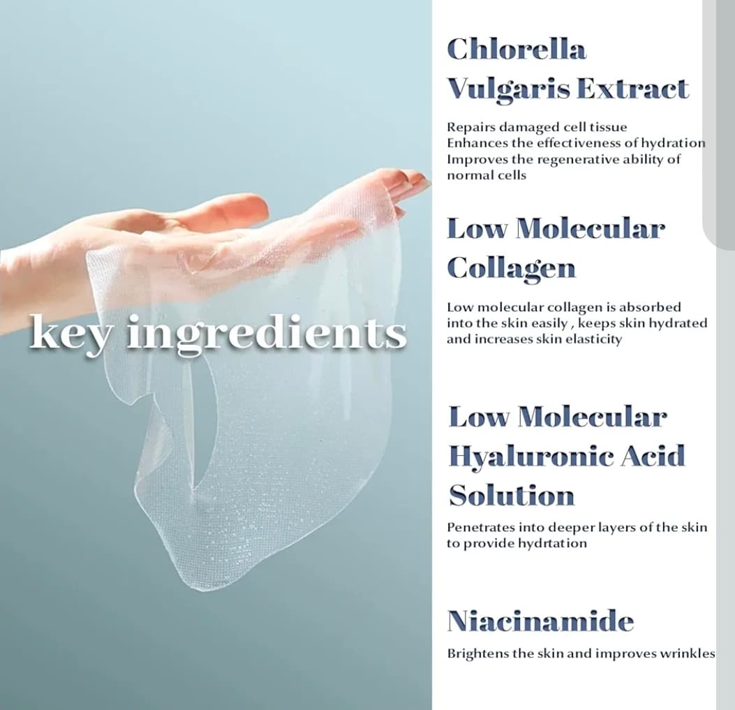 Jucundus Chlorella Deep Hydrating Face Mask 28ml Single Use Pack - Thumbnail 7