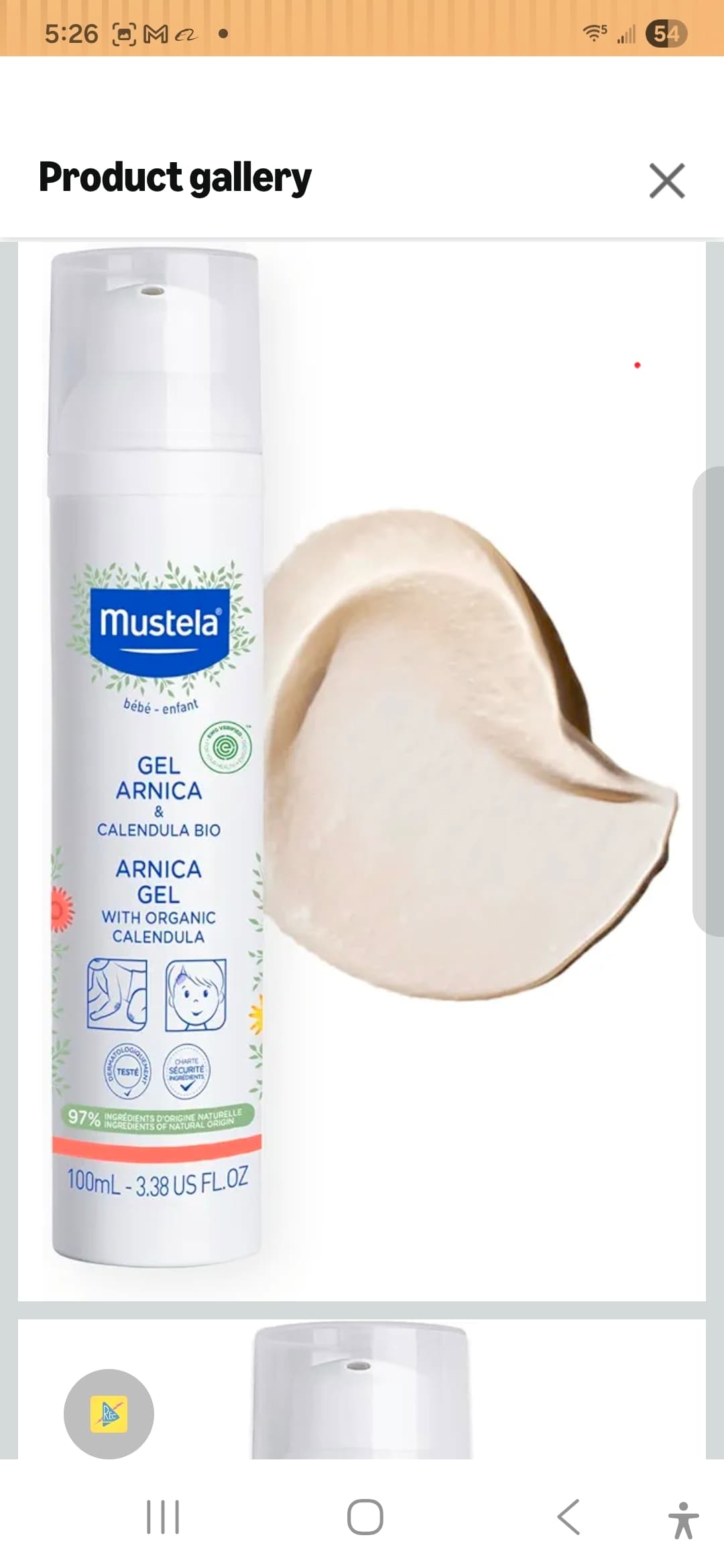 Mustela Arnica Gel with Organic Calendula 100mL - Image 1
