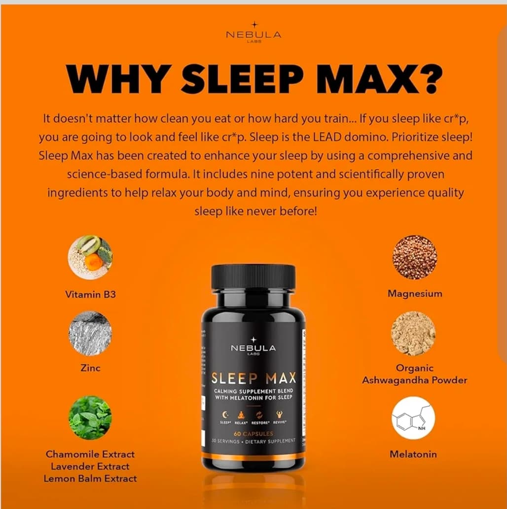 Nebula Labs Sleep Max and Rise Max Supplement Set - Thumbnail 4