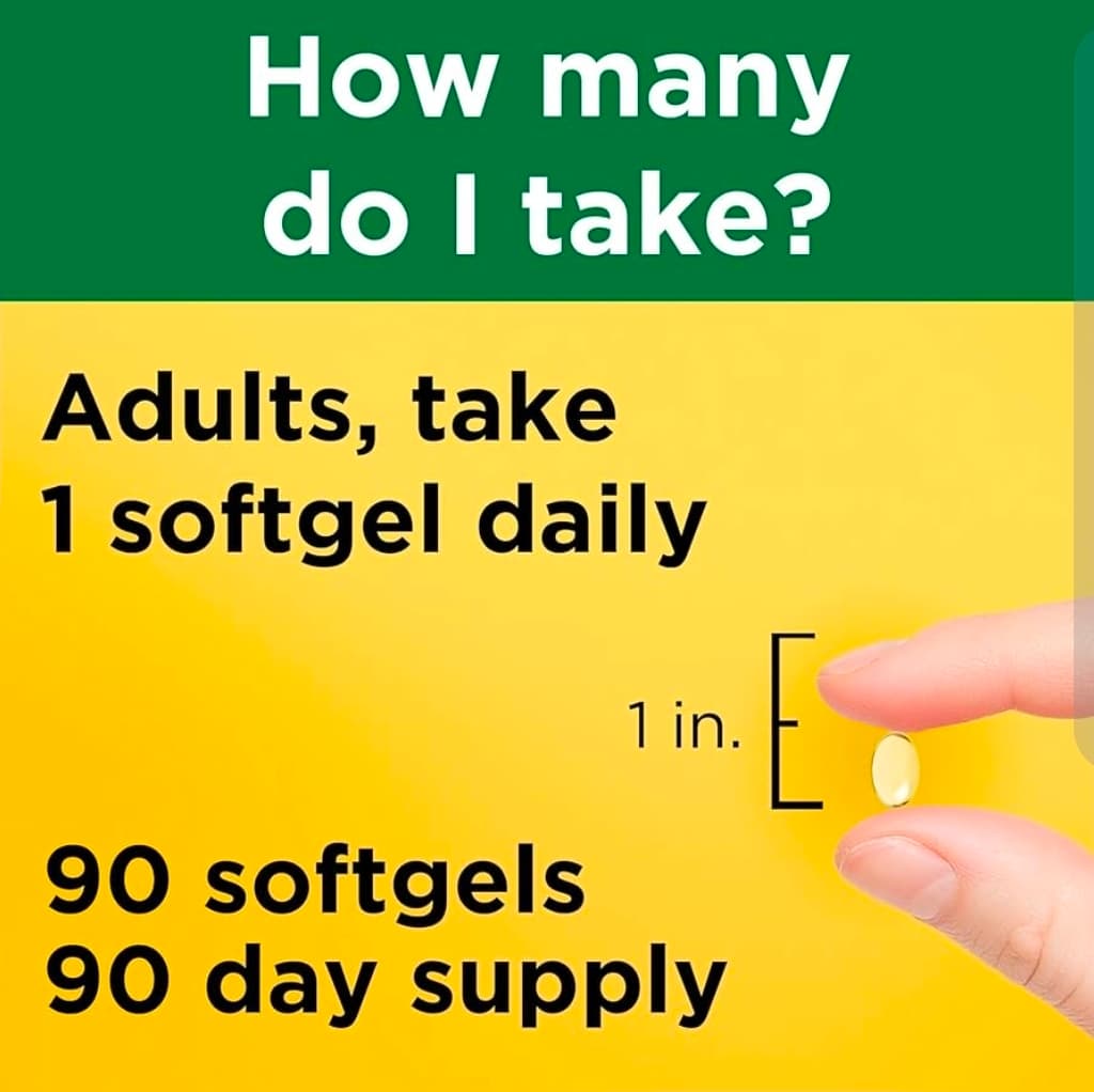 Nature Made Vitamin D3 2000 IU 90 Softgels - Thumbnail 4