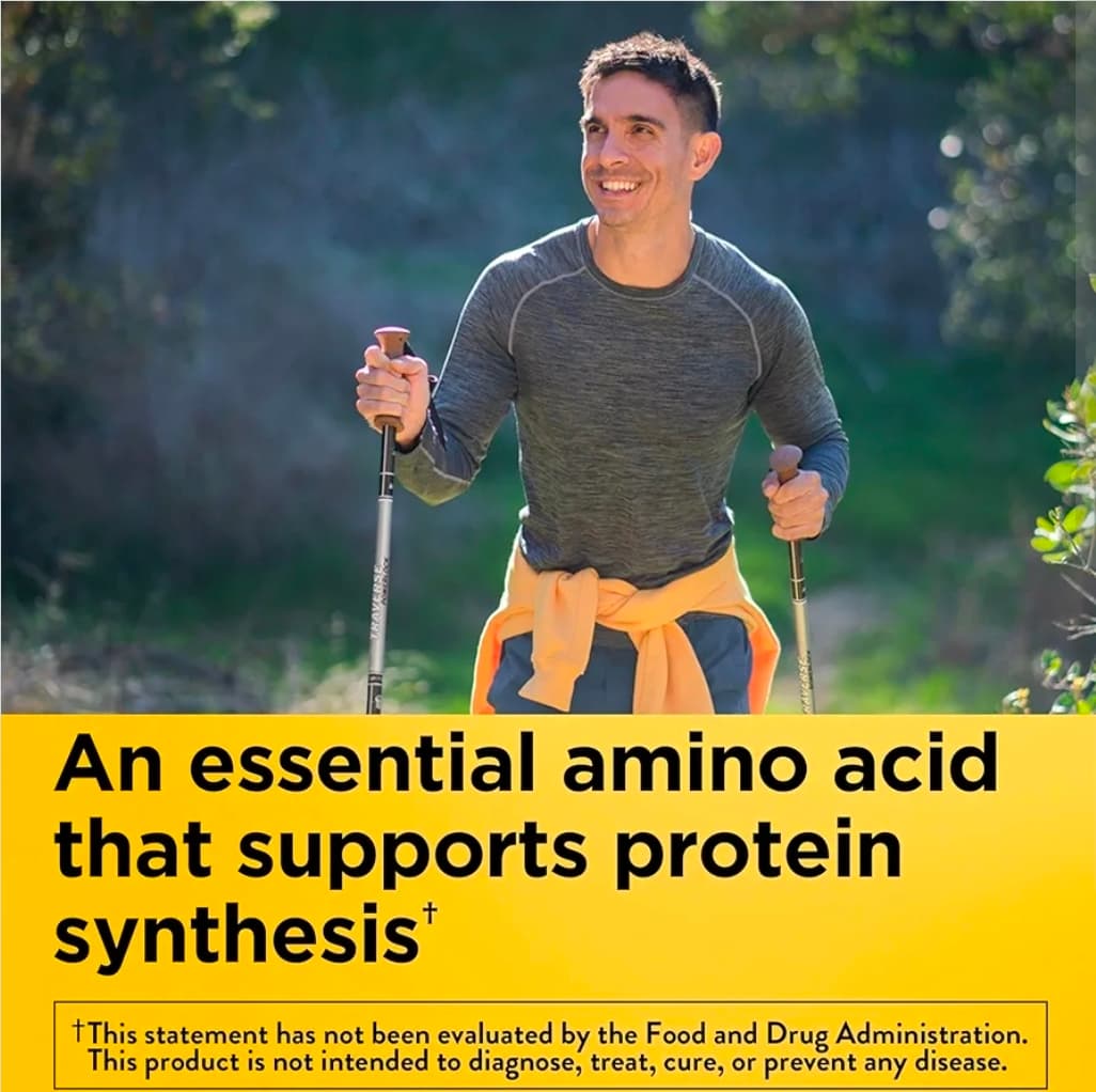 Nature Made L-Lysine 1000 mg Tablets, 60 Count - Thumbnail 2