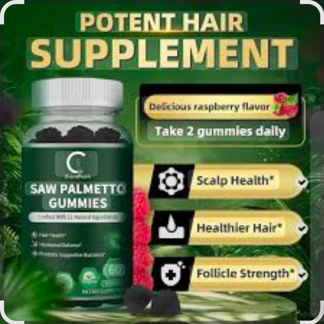 GreenPeople Saw Palmetto Gummies 60 Count Vegan Supplement - Thumbnail 2