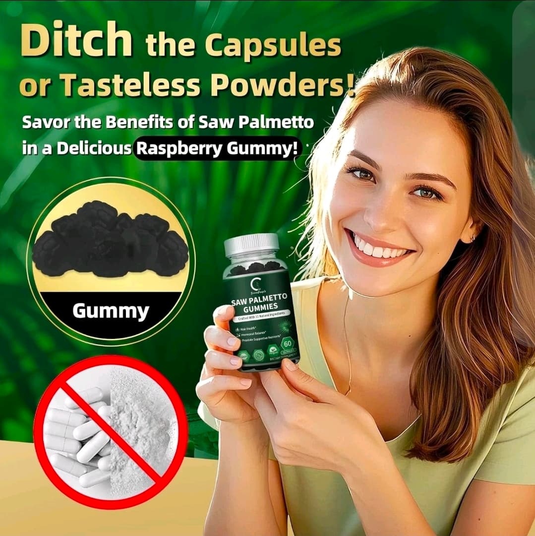 GreenPeople Saw Palmetto Gummies 60 Count Vegan Supplement - Thumbnail 6