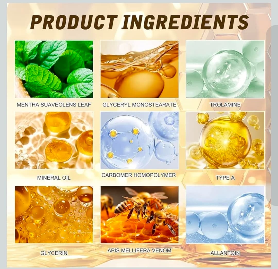 2 Packs Bee Venom Comprehensive Cream for Skin Restoration - Thumbnail 5