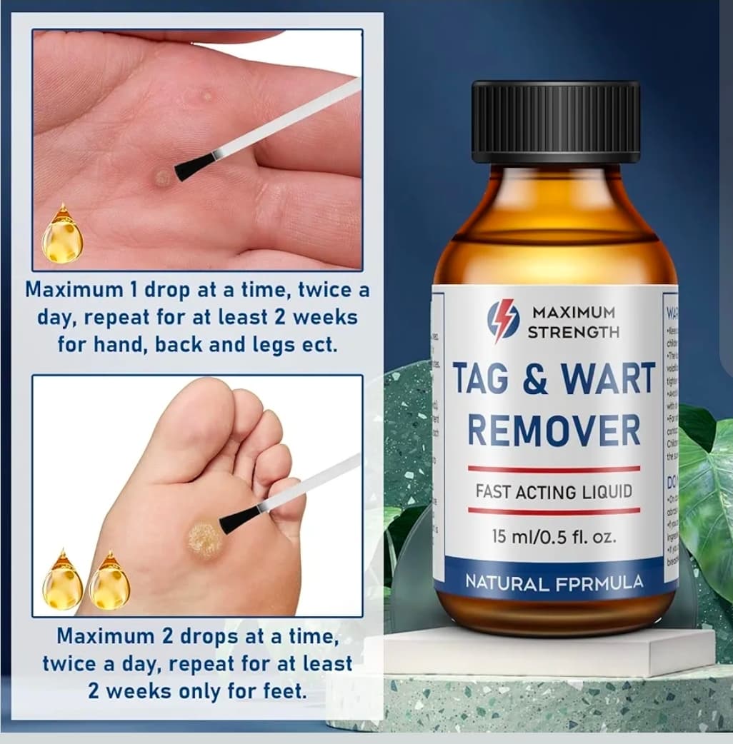 Maximum Strength Tag & Wart Remover Fast Acting Liquid 15ml - Thumbnail 5