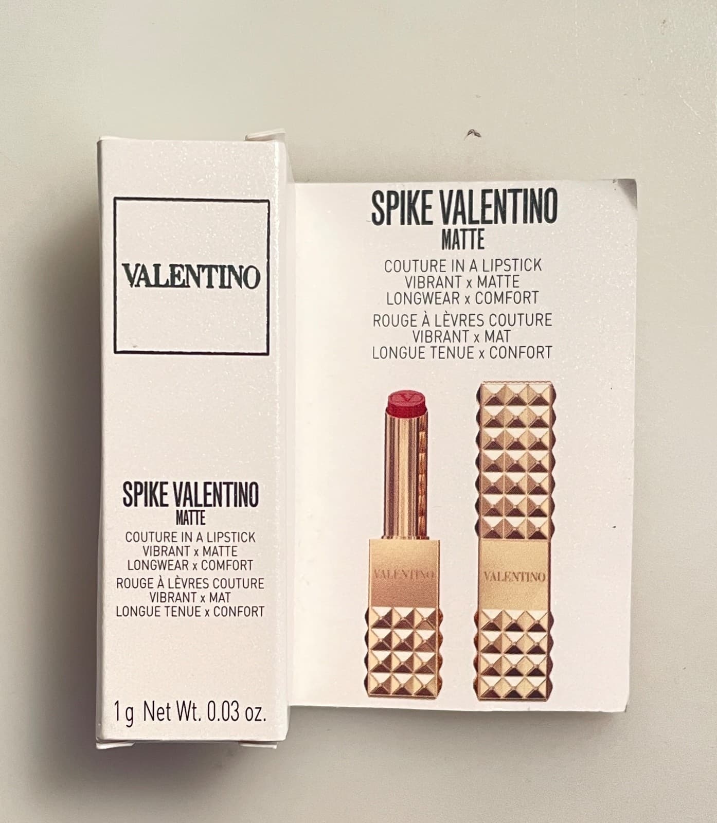 Spike Valentino Matte Lipstick - Couture -  0.03 Oz 134R - Thumbnail 2