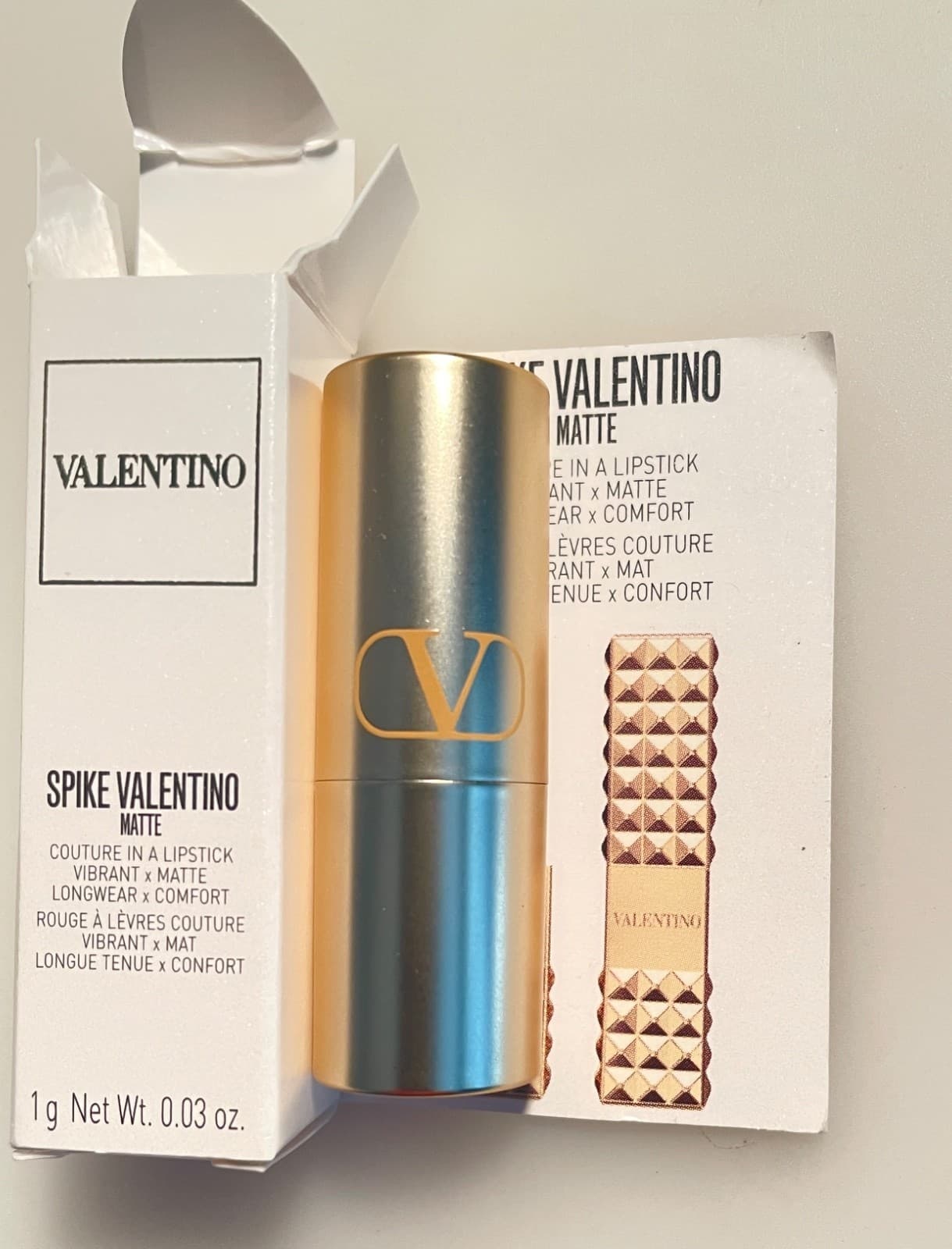 Spike Valentino Matte Lipstick - Couture -  0.03 Oz 134R - Thumbnail 5