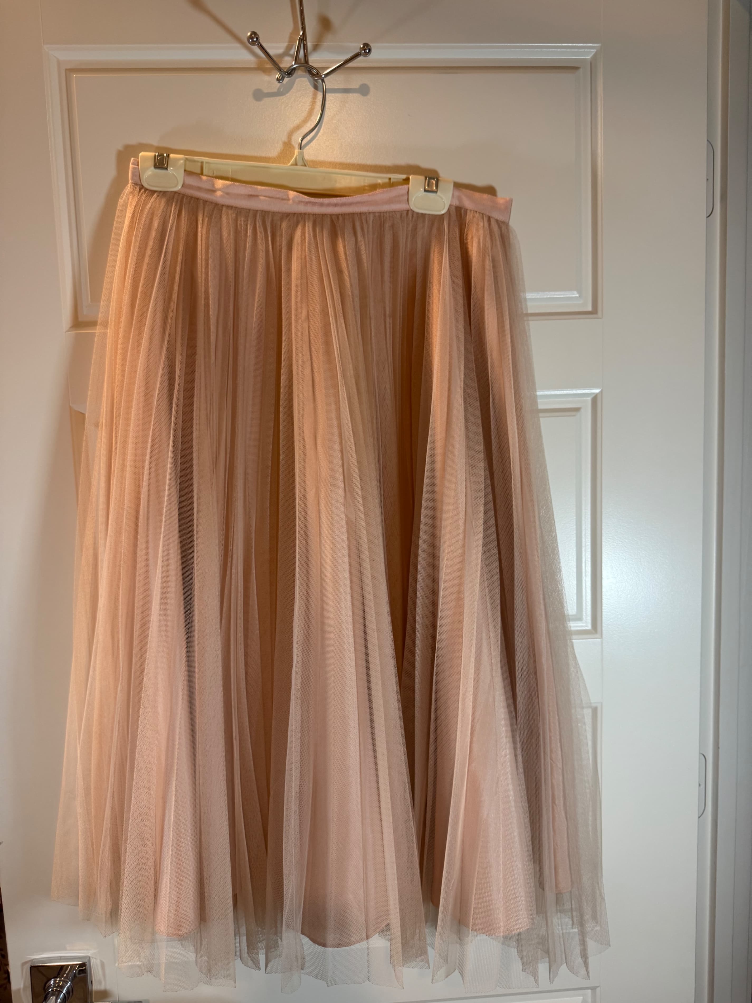 Adrianna Papelli Pink Tulle Skirt Size 14 - Image 1