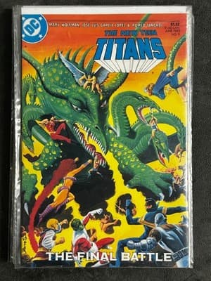 DC The New Teen Titans Comic Lot 6 Issues 4-9 1985 Marv Wolfman George Perez - Thumbnail 7
