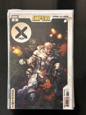 Marvel Empyre X Men 11 Comic Book Hickman Yu Beredo Skull Cover - Image 1