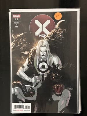Marvel X Men #12 Comic Book 2020 Hickman Yu Gho Variant Cover T+ Bagged Board - Image 1
