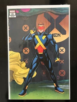 Marvel Comic Book 21 Variant Edition XMen Superhero Cover Art Very Good Bagged - Image 1