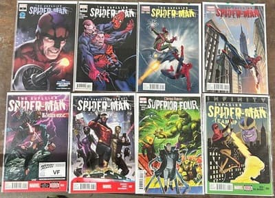 Marvel Comic Lot Superior Spider-Man Superior Four Team-Up Issues 1 11 31 33 7 - Image 1