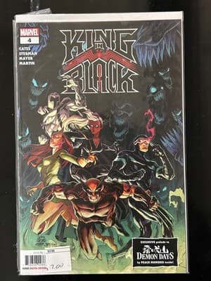 Marvel King In Black #4 Comic Book Wolverine Demon Days Prelude Peach Momoko - Image 1
