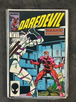 Marvel Daredevil Comic Lot 8 Issues 242-249 1988 BaggedBoarded Wolverine - Thumbnail 4
