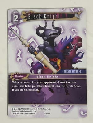 Final Fantasy Trading Card Game Black Knight 2 Monster Theatrhythm 5-106R Rare - Image 1
