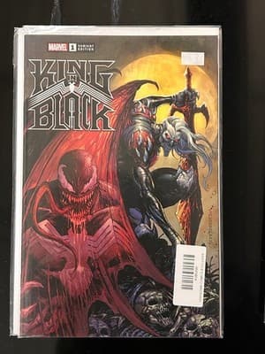 Marvel King in Black #1 Variant Edition 2020 Comic Book Bagged Stickered - Image 1