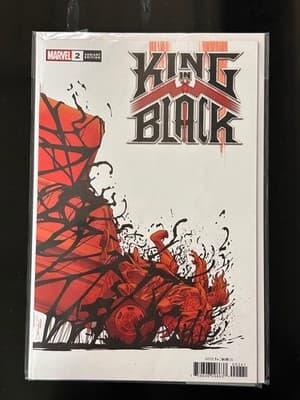 Marvel King In Black #2 Variant Edition Comic Book Bagged Unrestored VG White - Image 1