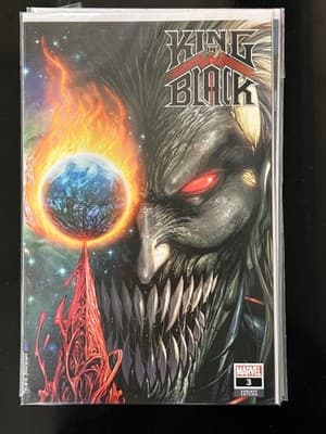 Marvel King in Black #3 Variant Edition Comic Book Venom Symbiote Collectible - Image 1