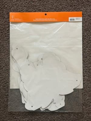 Hyde and Eek Boutique Paper Skeleton Halloween Decoration 50 in Hanging New - Thumbnail 3