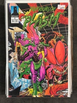 Warriors of Plasm Defiant Comics 1-4 Complete Run 1993 Aug-Nov Mixed Condition - Thumbnail 2